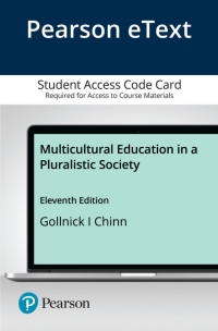 Cover image: Multicultural Education in a Pluralistic Society -- Pearson eText 11th edition 9780136851257