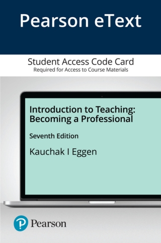 Cover image: Introduction to Teaching: Becoming a Professional 7th edition 9780136851349