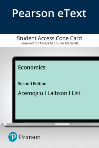 Cover image: Economics 2nd edition 9780136852124