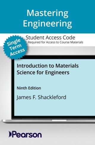 Cover image: Mastering Engineering with Pearson eText + Print Combo Access Code for Introduction to Materials Science for Engineers 9th edition