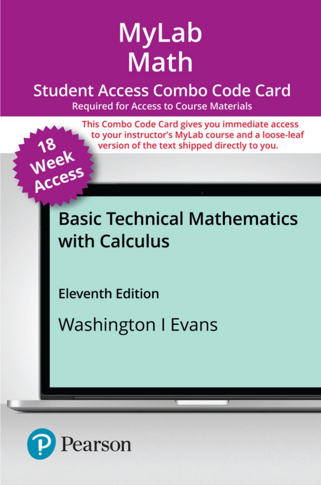 MyLab Math with Pearson eText (up to 18-weeks) + Print Combo Access Code for Basic Technical Mathematics with Calculus 11th Edition
    Newer Edition Available