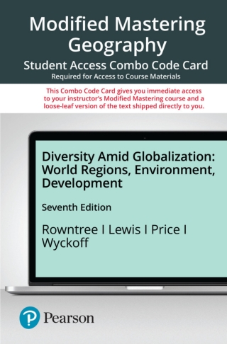 Cover image: Mastering Geography with Pearson eText + Print Combo Access Code for Diversity Amid Globalization: World Regions, Environment, Development 7th edition 9780136858515