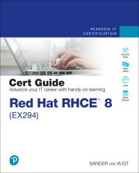 Cover image: Red Hat RHCE 8 (EX294) Cert Guide 1st edition 9780136872436