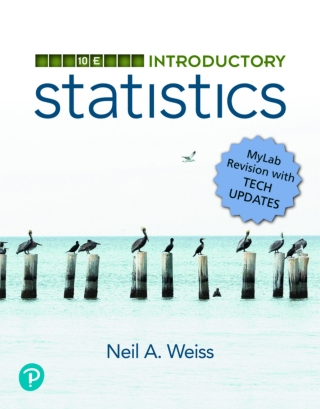 Cover image: Introductory Statistics, MyLab Revision (Pearson+) 10th edition 9780135189207