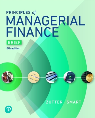 Cover image: Principles of Managerial Finance, Brief Edition (Pearson+) 8th edition 9780134477084