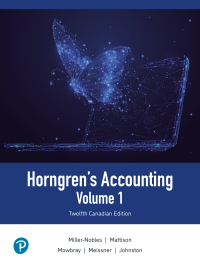 Cover image: Horngren's Accounting, Volume 1 (Canadian Edition) 12th edition