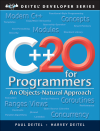 Cover image: C++20 for Programmers 3rd edition 9780136905691