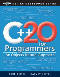 Imagen de portada: C++20 for Programmers 3rd edition 9780136905691