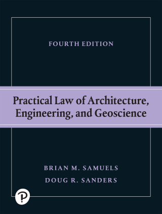 Cover image: Practical Law for Architecture, Engineering, and Geoscience 4th edition