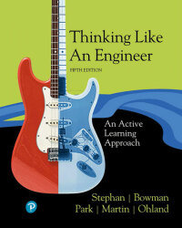 Cover image: Thinking Like an Engineer 5th edition 9780136932208