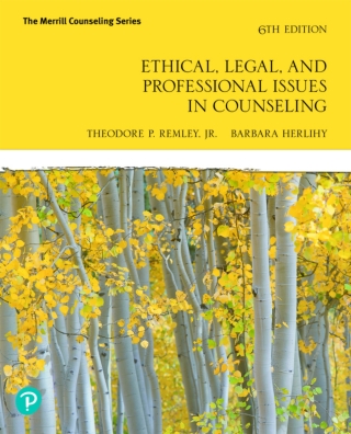 Cover image: Ethical, Legal, and Professional Issues in Counseling (Pearson+) 6th edition 9780135183816