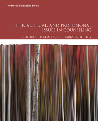 Cover image: Ethical, Legal, and Professional Issues in Counseling -- Pearson eText 6th edition 9780136940562