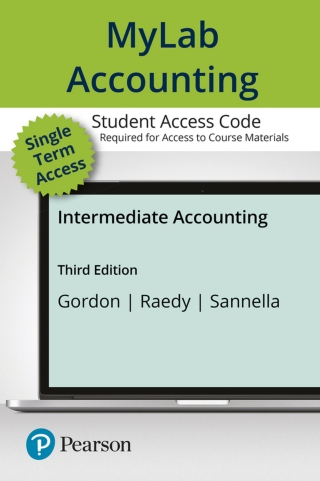 Cover image: MyLab Accounting with Pearson eText Access Code for Intermediate Accounting 3rd edition 9780136946533