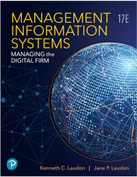 Cover image: Management Information Systems: Managing the Digital Firm 17th edition 9780136971276