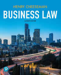 Cover image: Business Law 11th edition 9780136828075