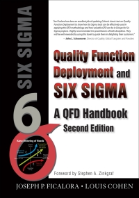 Titelbild: Quality Function Deployment and Six Sigma 2nd edition 9780137035076