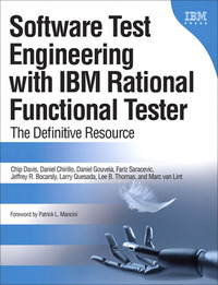 Cover image: Software Test Engineering with IBM Rational Functional Tester 1st edition 9780137000661