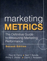 Cover image: Marketing Metrics 2nd edition 9780137058297