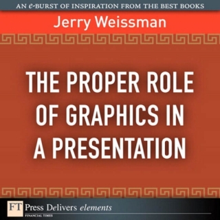 Cover image: The Proper Role of Graphics in a Presentation 1st edition 9780137081462