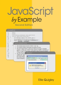 Cover image: JavaScript by Example 2nd edition 9780137084753