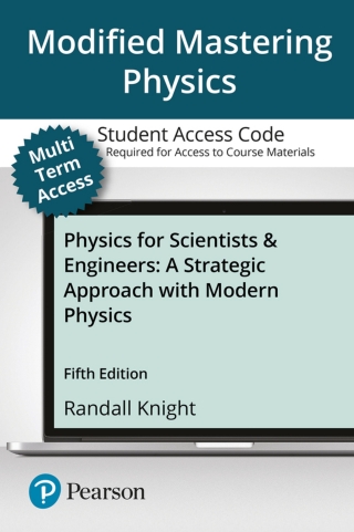 Cover image: Mastering Physics with Pearson eText Access Code (24 Months) for Physics for Scientists and Engineers: A Strategic Approach with Modern Physics 5th edition 9780137319497