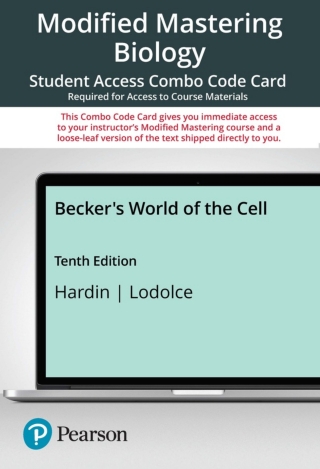 Cover image: Mastering Biology with Pearson eText (up to 24 months) + Print Combo Access Code for Becker's World of the Cell 10th edition 9780137343171