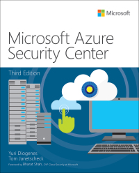 Cover image: Microsoft Azure Security Center 3rd edition 9780137343423