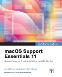 Immagine di copertina: macOS Support Essentials 11 - Apple Pro Training Series 1st edition 9780137345953