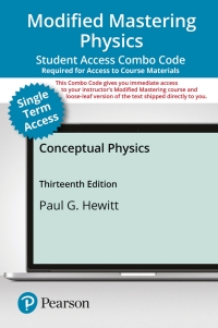 Cover image: Mastering Physics with Pearson eText + Print Combo Access Code for Conceptual Physics 13th edition 9780137371730