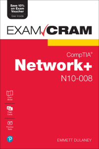 Omslagafbeelding: CompTIA Network+ N10-008 Exam Cram 7th edition 9780137375769