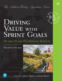 Imagen de portada: Driving Value with Sprint Goals 1st edition 9780137381920