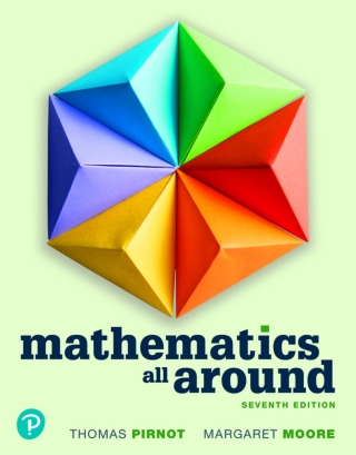 Cover image: Mathematics All Around (Pearson+) 7th edition 9780136921950