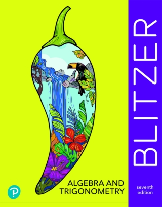 Cover image: Algebra and Trigonometry (Pearson+) 7th edition 9780136922179