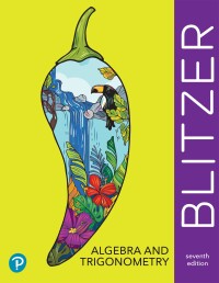 Cover image: Algebra and Trigonometry 7th edition 9780136922179