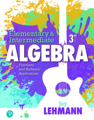 Cover image: Elementary & Intermediate Algebra: Functions and Authentic Applications (Pearson+) 3rd edition 9780134780238