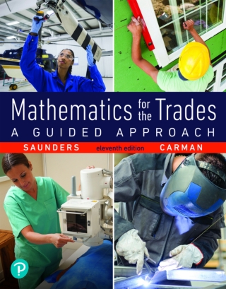 Cover image: Mathematics for the Trades: A Guided Approach (Pearson+) 11th edition 9780134765785
