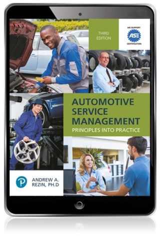Cover image: Automotive Service Management (Pearson+) 3rd edition 9780134709857