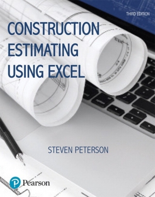 Cover image: Construction Estimating Using Excel (Pearson+) 3rd edition 9780134405506