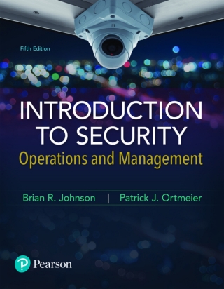 Cover image: Introduction to Security: Operations and Management Operations and Management (Pearson+) 5th edition 9780134558929