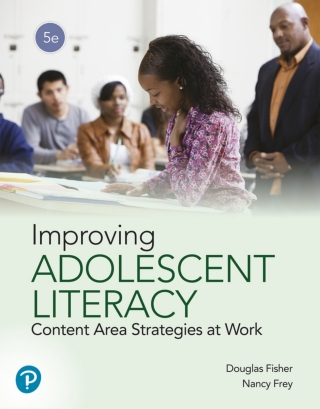Cover image: Improving Adolescent Literacy: Content Area Strategies at Work (Pearson+) 5th edition 9780135180877