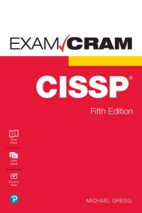 Cover image: CISSP Exam Cram 5th edition 9780137419555