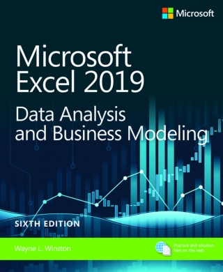 Cover image: Microsoft Excel 2019 Data Analysis and Business Modeling (Pearson+) 6th edition 9781509305889