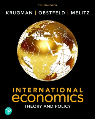 Cover image: International Economics: Theory and Policy (Pearson+) 12th edition 9780135766859
