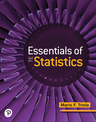 Cover image: Essentials of Statistics 7th edition 9780137466092