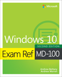 Cover image: Exam Ref MD-100 Windows 10 2nd edition 9780137472192