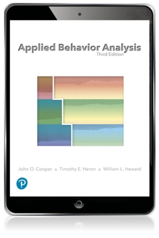 Cover image: Applied Behavior Analysis (Pearson+) 3rd edition 9780135892084