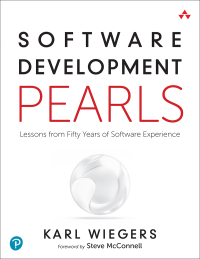 Cover image: Software Development Pearls 1st edition 9780137487776
