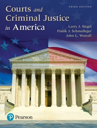 Cover image: Courts and Criminal Justice in America (Pearson+) 3rd edition 9780134526751