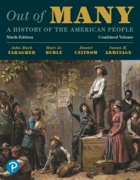 Cover image: Out of Many: A History of the American People, Combined Volume (Pearson+) 9th edition 9780135179550