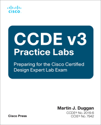 Imagen de portada: CCDE v3 Practice Labs 1st edition 9780137499854